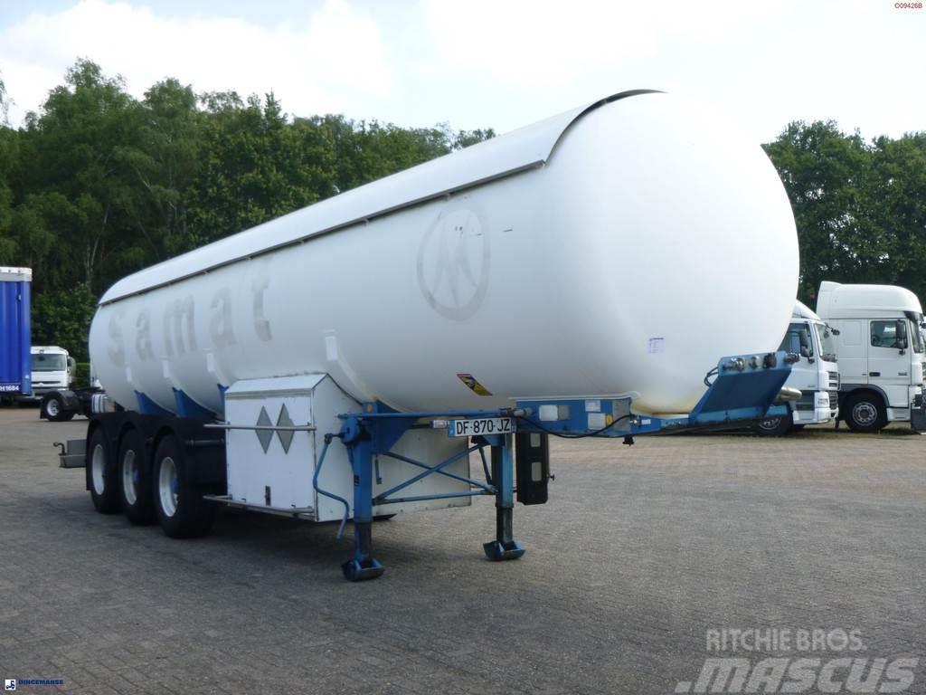 Guhur Low-pressure gas tank steel 31.5 m3 / 10 bar (meth Cisterna semi-remorci