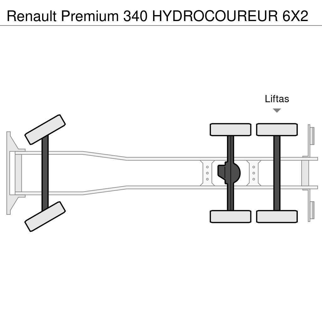 Renault Premium 340 HYDROCOUREUR 6X2 Camion vidanje