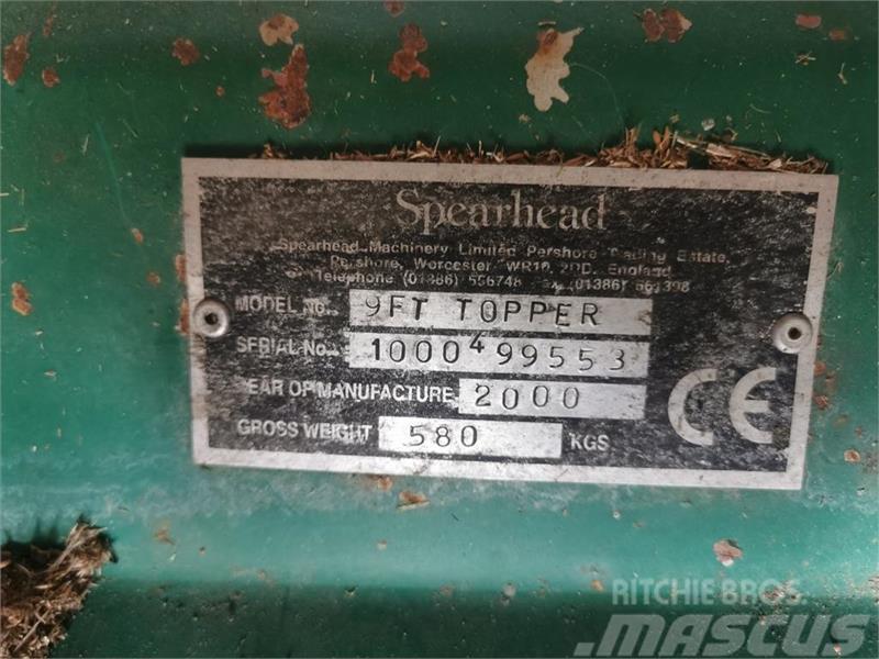 Spearhead 9FT Topper, Afpudser. 280 cm Cositoare de iarba