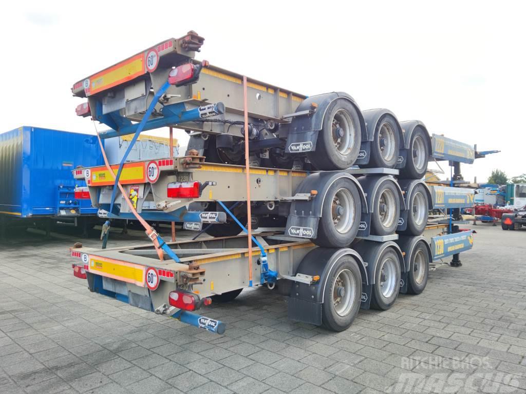 Van Hool A3C002 3 Axle ContainerChassis 40/45FT - Galvinise Camion cu semi-remorca cu incarcator