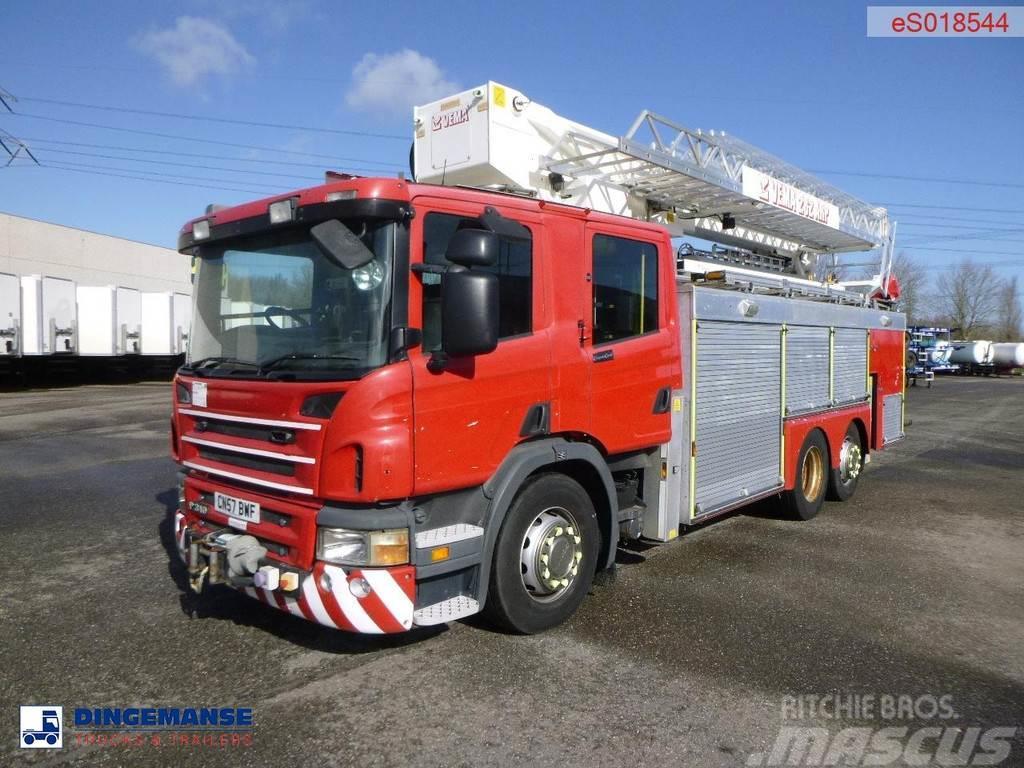 Scania P310 6x2 RHD fire truck + pump, ladder & manlift Camion de pompier