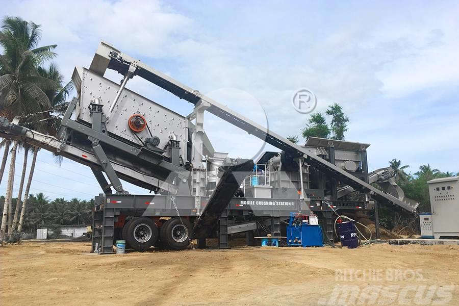 Liming PE600*900 Mobile Jaw Crusher Stone Crusher Line Concasoare mobile