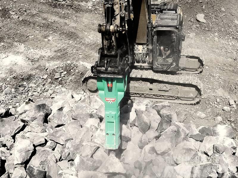 Montabert Hydraulikhammer V45 | Abbruchhammer 27 - 40 t Ciocane hidraulice batut piloni