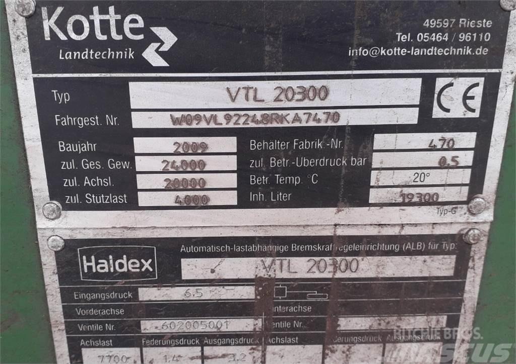 Kotte VTL 20300 Ore de transport în forma lichida