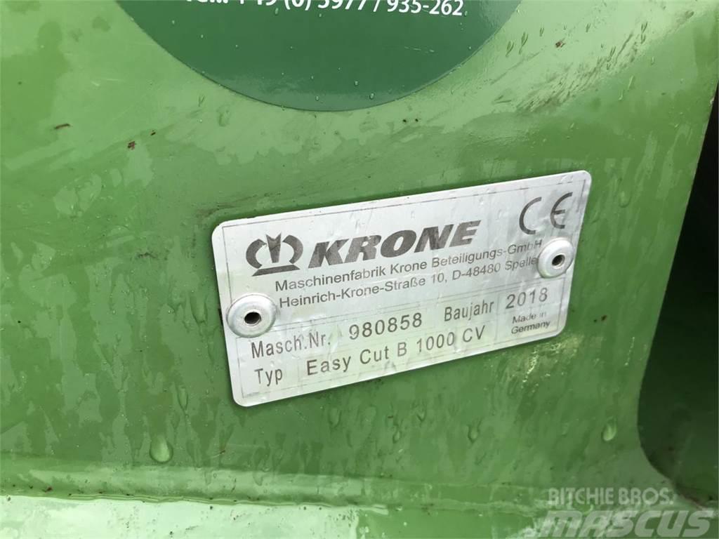 Krone Easy Cut B1000 CV Cositoare de iarba