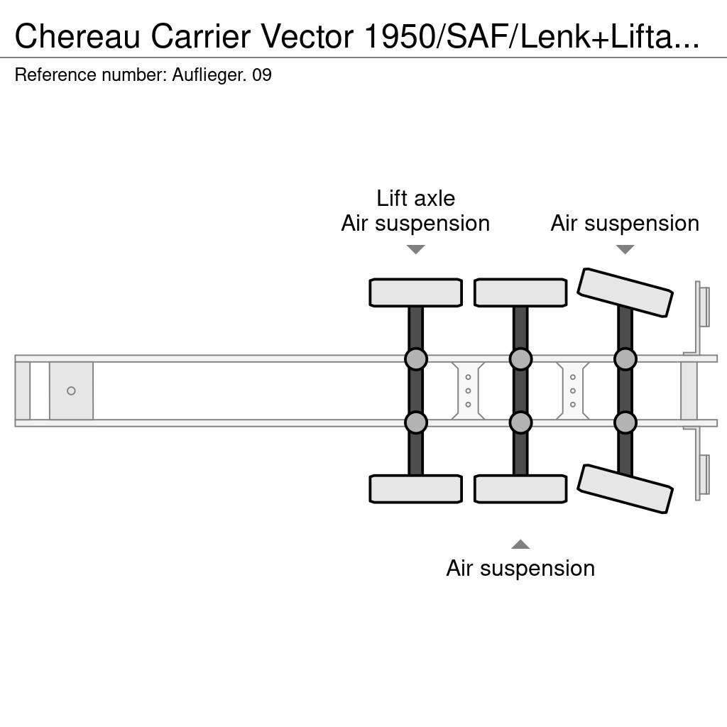 Chereau Carrier Vector 1950/SAF/Lenk+Liftachse/LBW Semi-remorci cu temperatura controlata