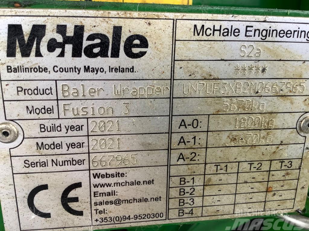 McHale Fusion 3 Masina de balotat cilindric