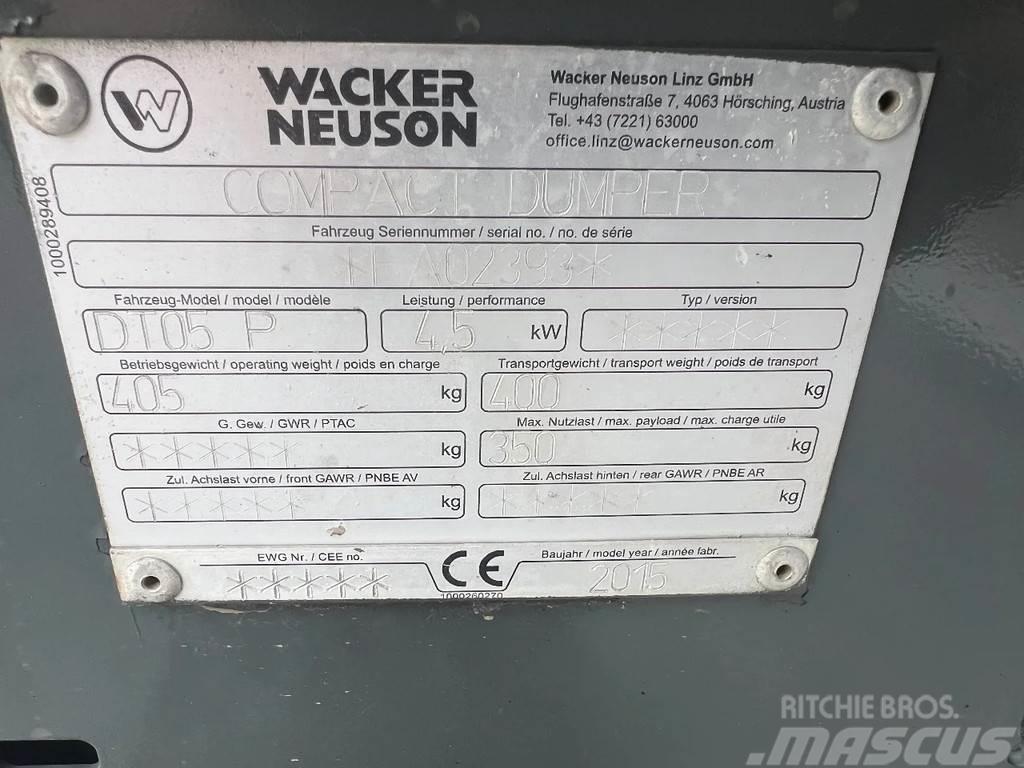 Wacker Neuson DT05P Minitractor de teren