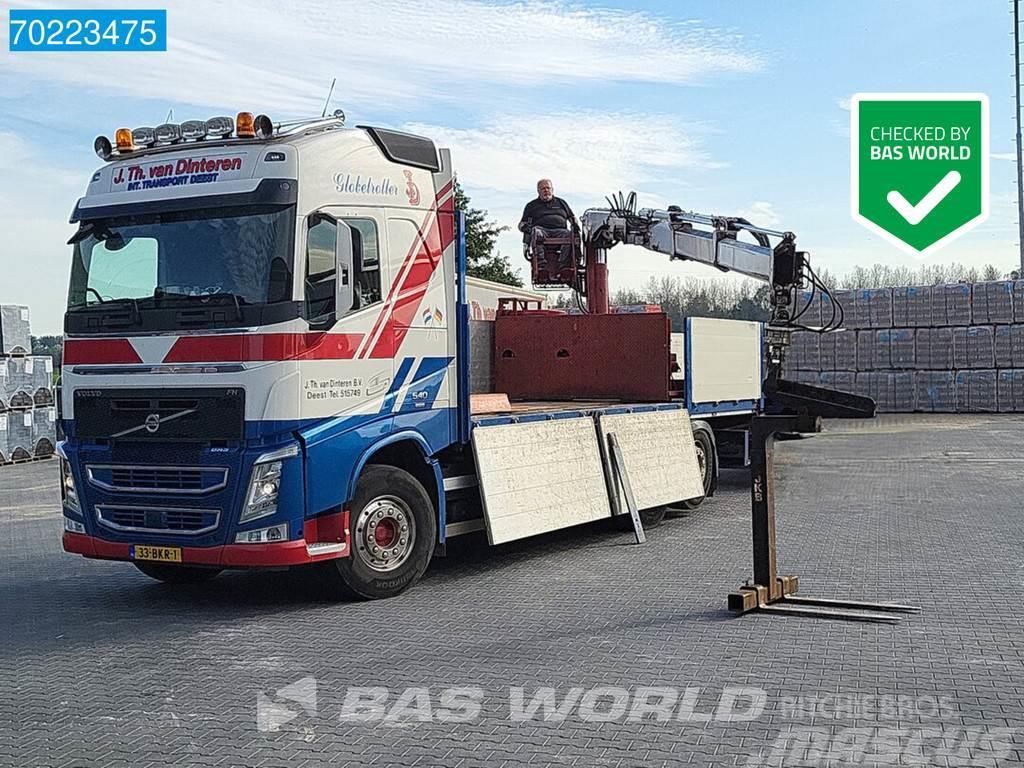 Volvo FH 540 6X2 NL-Truck HIAB 130 R F-2 Roller crane kr Camioane platforma/prelata