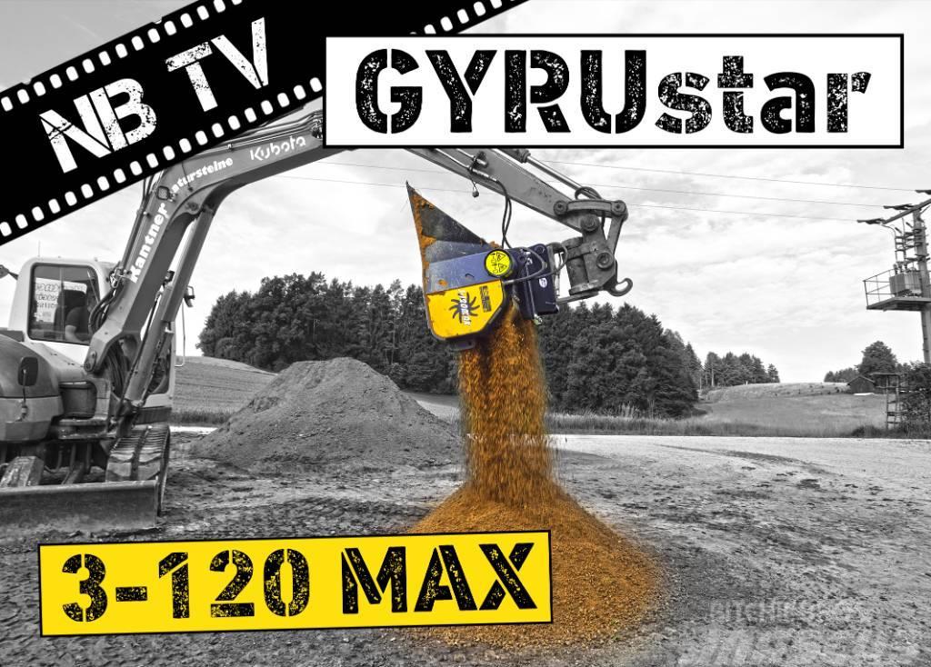 Gyru-Star 3-120MAX | Sieblöffel für Bagger & Lader cupa de excavat cu cernere