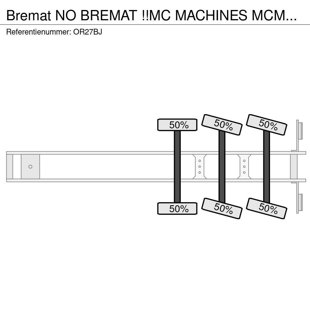  Bremat NO BREMAT !!MC MACHINES MCM-339-ST-S2!!CEME Alte semi-remorci