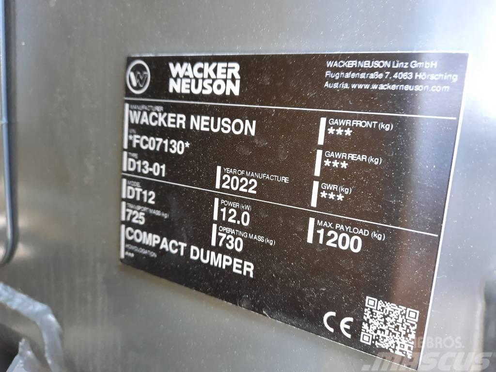 Wacker Neuson DT12 Autobasculante cu senile