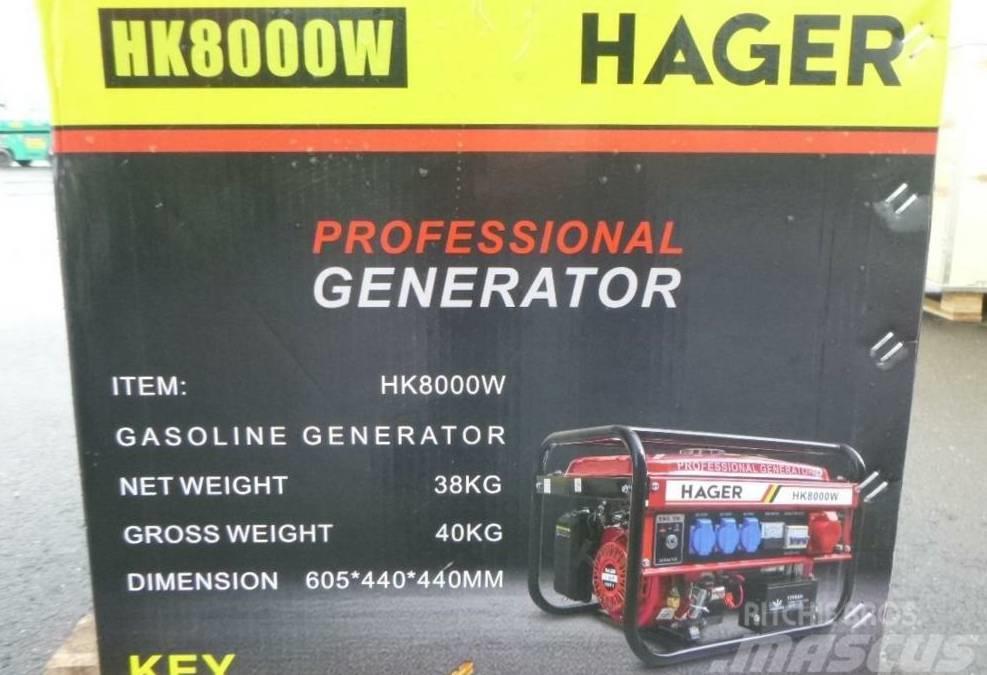  Hager HK 8000W Stromaggregat Generator Generatoare pe Petrol