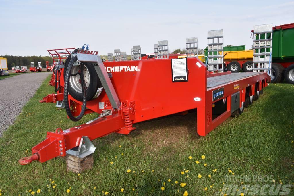 Chieftain 3-axl Maskintransportkärra traktor 24 ton Alte semi-remorci