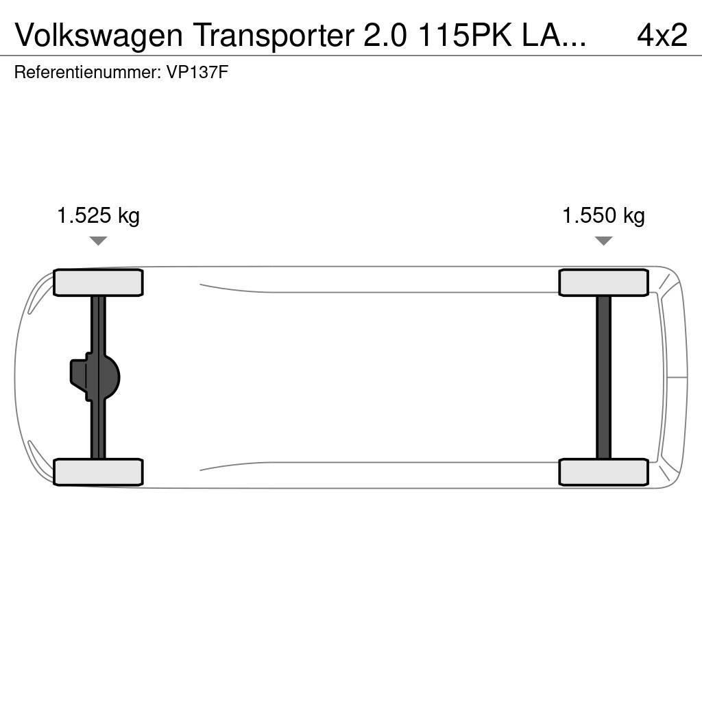 Volkswagen Transporter 2.0 115PK LANG 3ZITS NAVI Autoutilitara transoprt marfuri