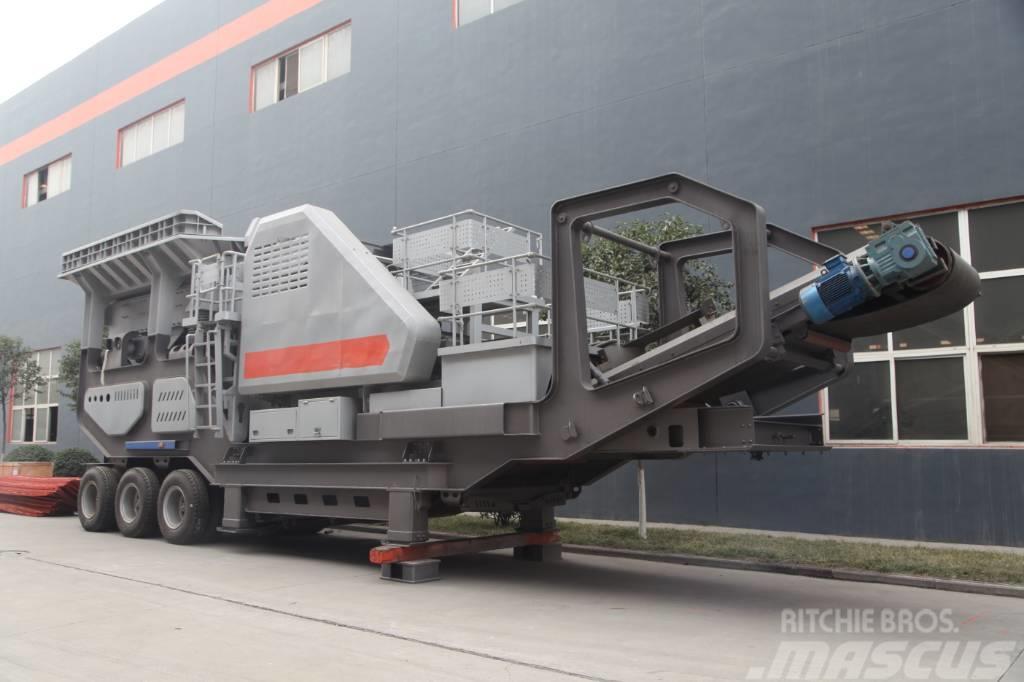 Liming KC75 Mobile cone crusher,sand washing & screening Concasoare mobile