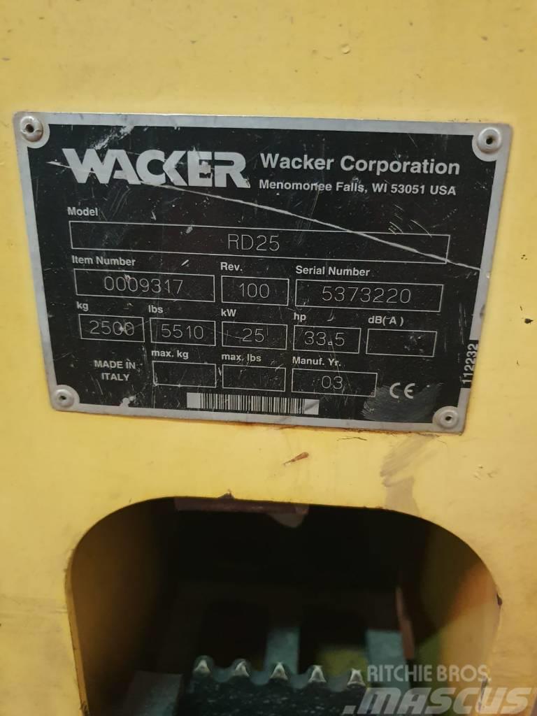 Wacker Neuson RD 25 Alti cilindri compactori