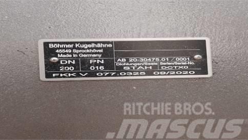 Robinet à boisseau BOHMER FKKV DN 200 PN16 Accesorii spalator cu presiune
