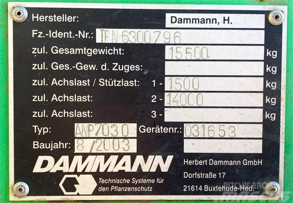 Dammann ANP 7030 Profi Class - Tandemspritze 30m Tractoare agricole sprayers