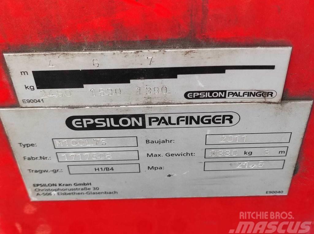 Palfinger EPSILON M100L75 Macarale de încarcat