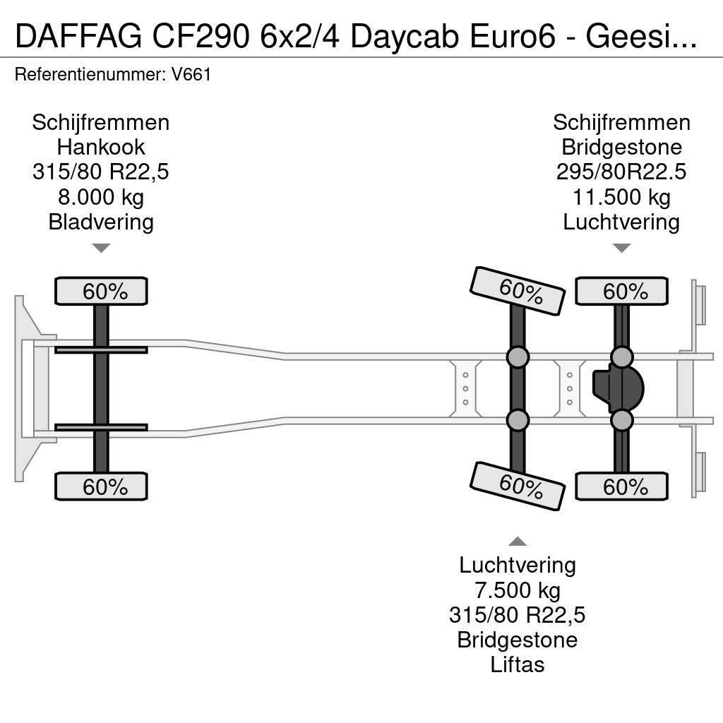 DAF FAG CF290 6x2/4 Daycab Euro6 - Geesink GPMIII 20H2 Camion de deseuri