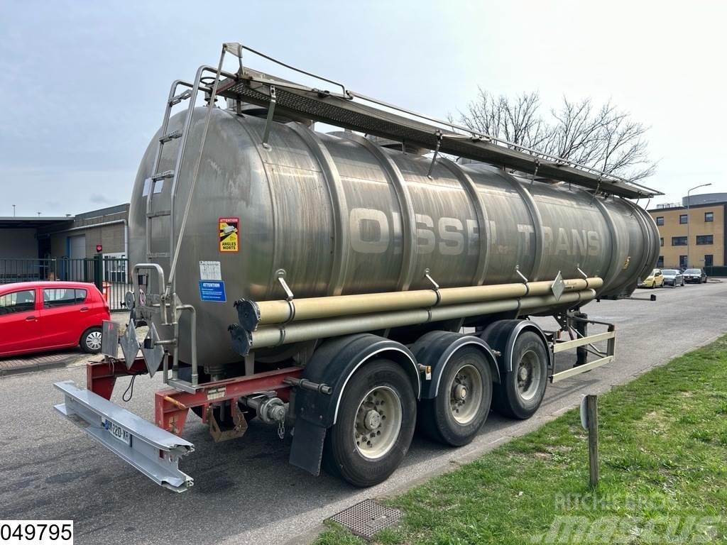 Magyar Chemie 37500 Liter RVS Tank, 1 Compartment Cisterna semi-remorci