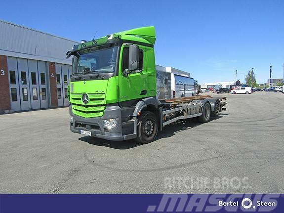 Mercedes-Benz ANTOS2545L Lagab hydraulisk løft contramme Camion cadru container