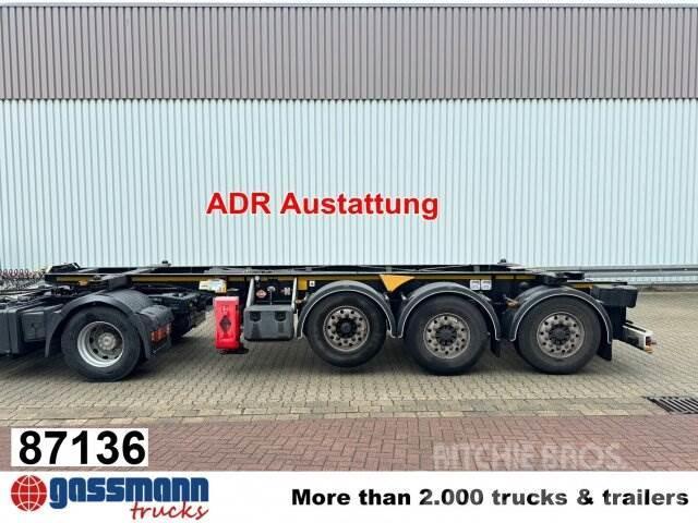 Kässbohrer Multicont Container Chassis, ADR, Liftachse Alte semi-remorci