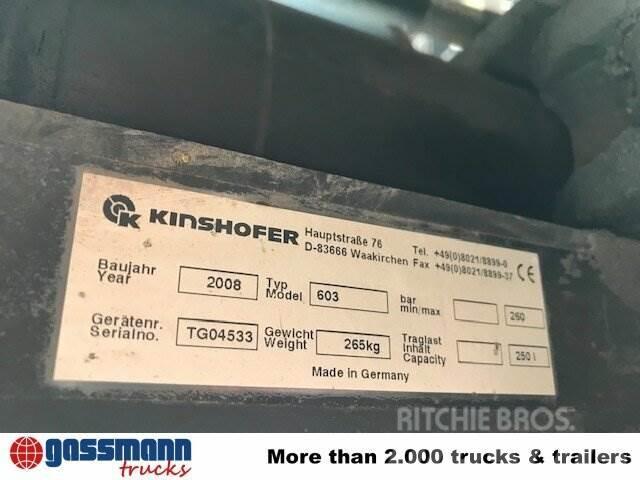 Kinshofer KM 603-250c Grabgreifer, 8x VORHANDEN Camioane cu macara