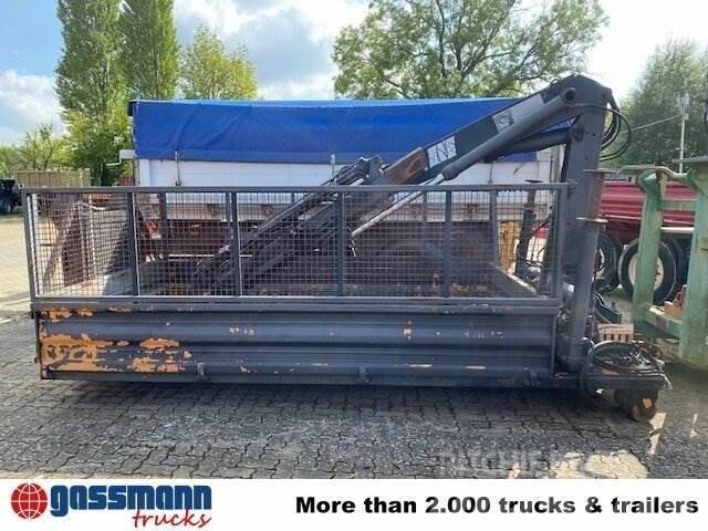 Meiller Abrollcontainer mit Kran Hiab 071 AW B3, ca. 10m³ Containere speciale