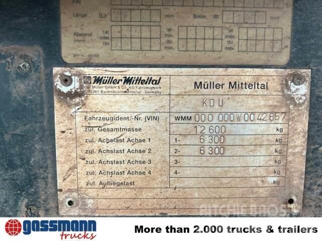 Müller-Mitteltal KDU 12.6, Ex-Bundeswehr Remorci basculante