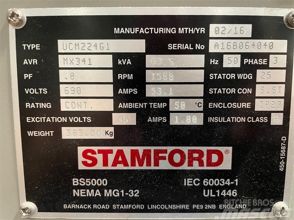 63.5 kva Stamford UCM224G1 generator (løs) Alte generatoare