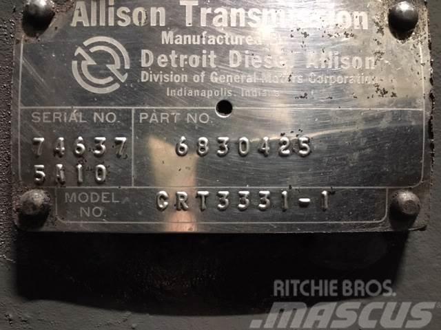 Allison transmission Model CRT3331-1 Transmisie