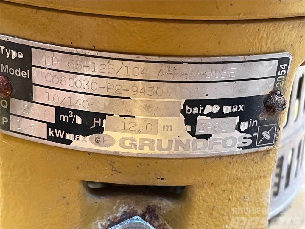 Grundfos Type LP 65-125/104 A-F-A-BU5E pumpe Pompa de apa