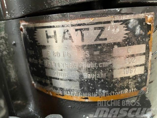 Hatz E80FG 1 cylinder motor Motoare