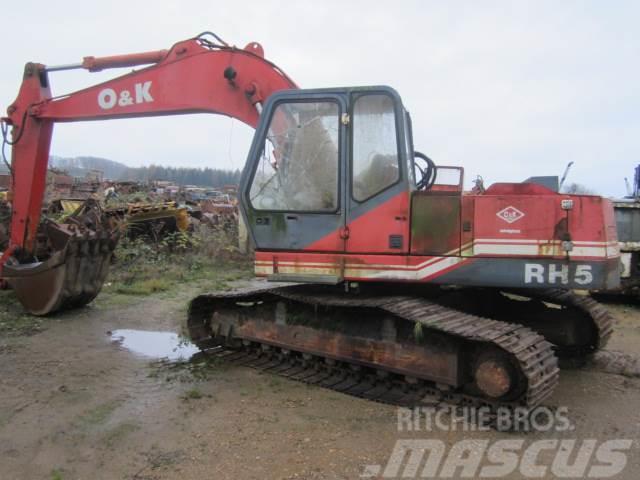O&K RH5 gravemaskine til ophug Excavatoare pe senile