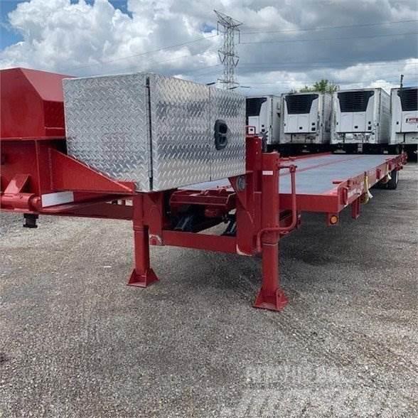  CONTRAL DROP DECK CONTAINER DELIVERY TRAILER, SING Pick up/Prelata