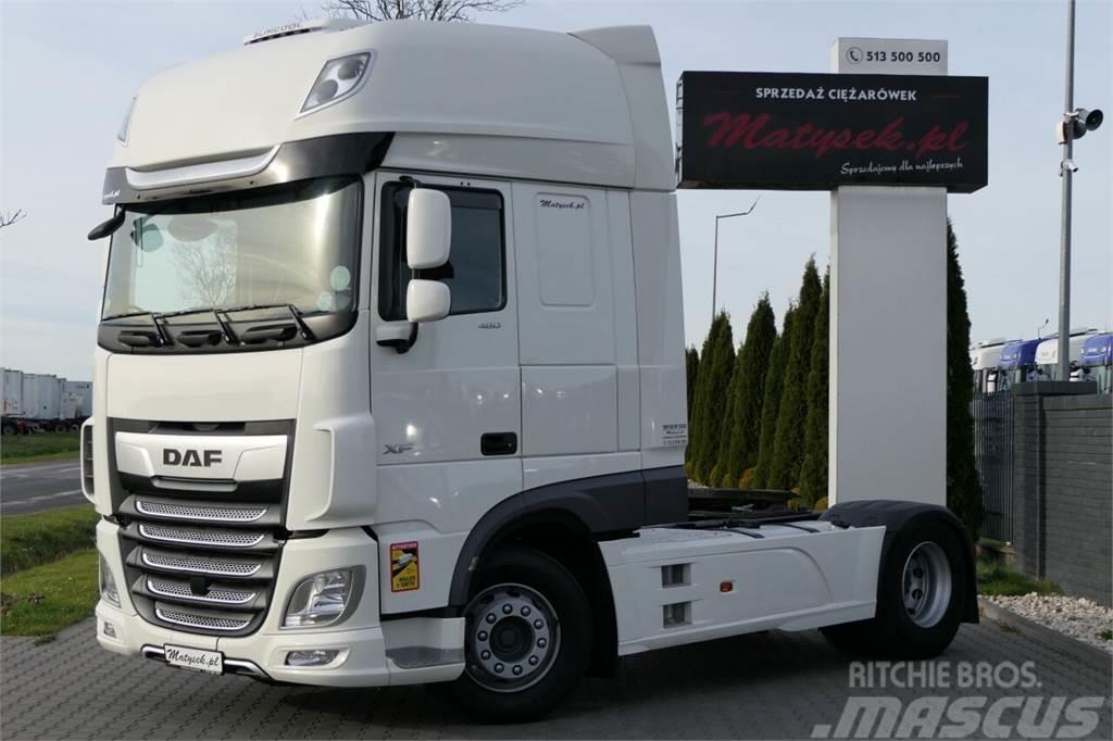 DAF XF 480 / SUPER SPACE CAB / I-PARK COOL / OPONY 100 Autotractoare