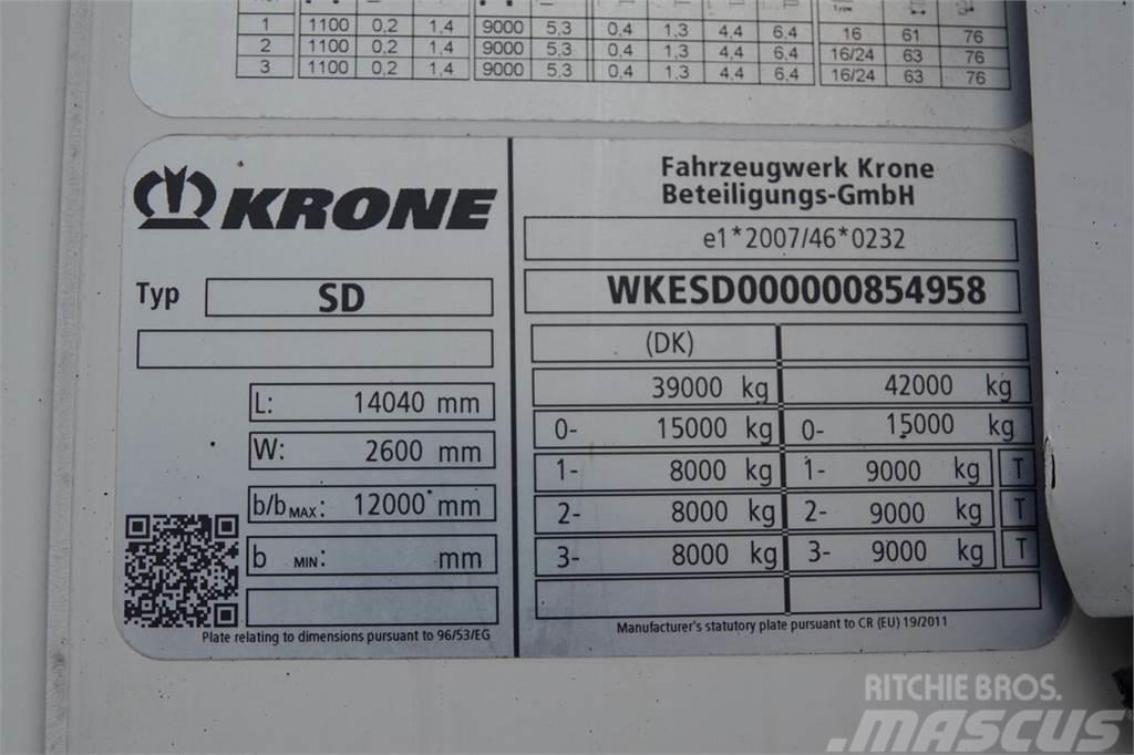 Krone CHLODNIA / THERMO KING SLX 400 / DOPPELSTOCK / PAL Semi-remorci cu temperatura controlata