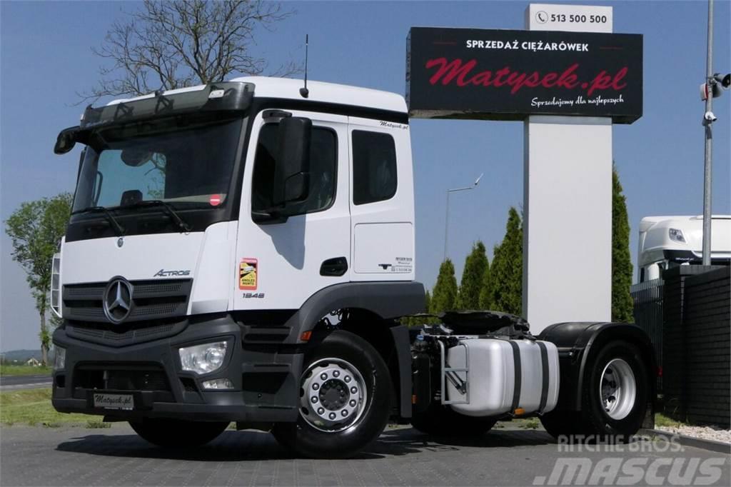 Mercedes-Benz ACTROS 1846 / LOW CAB / KIPPER HYDRAULIC SYSTEM /  Autotractoare