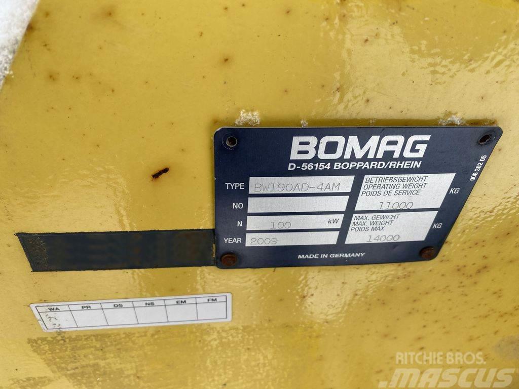 Bomag BW190AD-4AM Smooth Drum Roller Compactoare monocilindrice