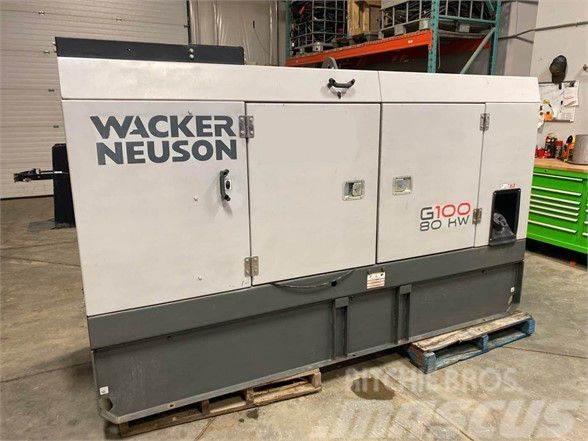 Wacker Neuson G100 80kW Skid Mount Generator Alte generatoare