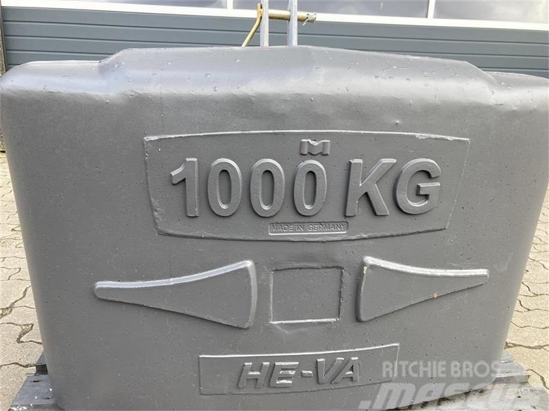 He-Va 800 kg og 1000 kg Accesorii încarcatoare frontale