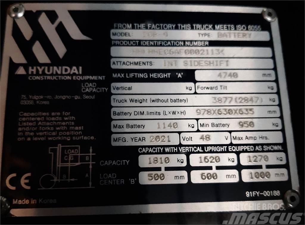 Hyundai 20B-9 TS470 Stivuitor electric