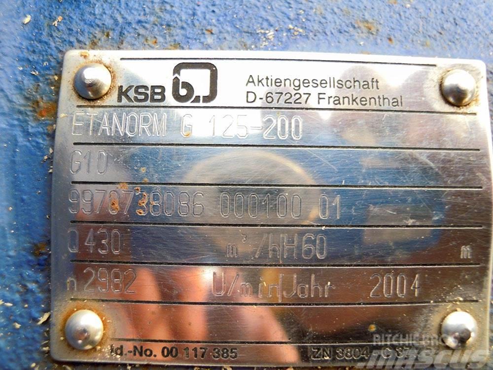 KSB ETANORM G 125-200 Pompa de apa