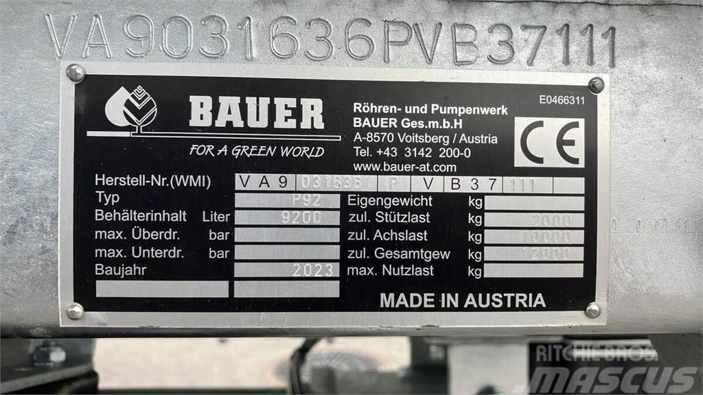 Bauer P 92 Ore de transport în forma lichida