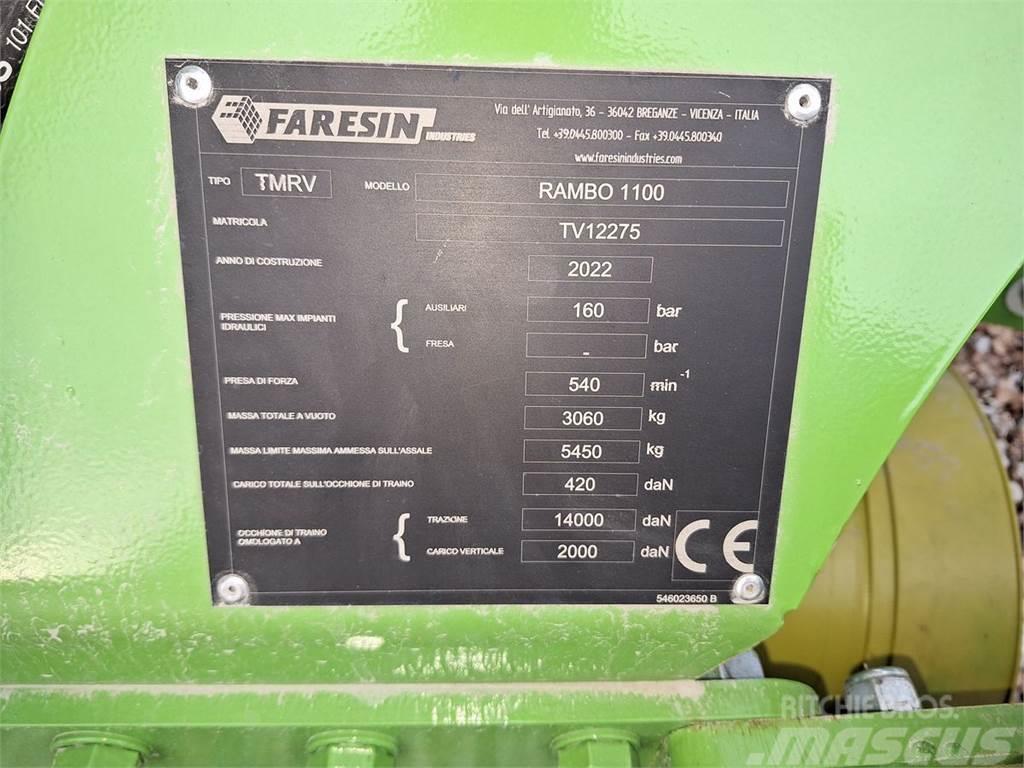 Faresin Rambo 1100 Vertikalmischwagen Alte masini agricole