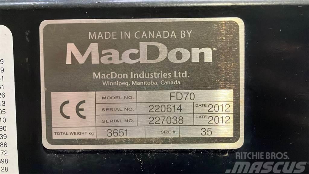 MacDon FD70 Accesorii combine agricole