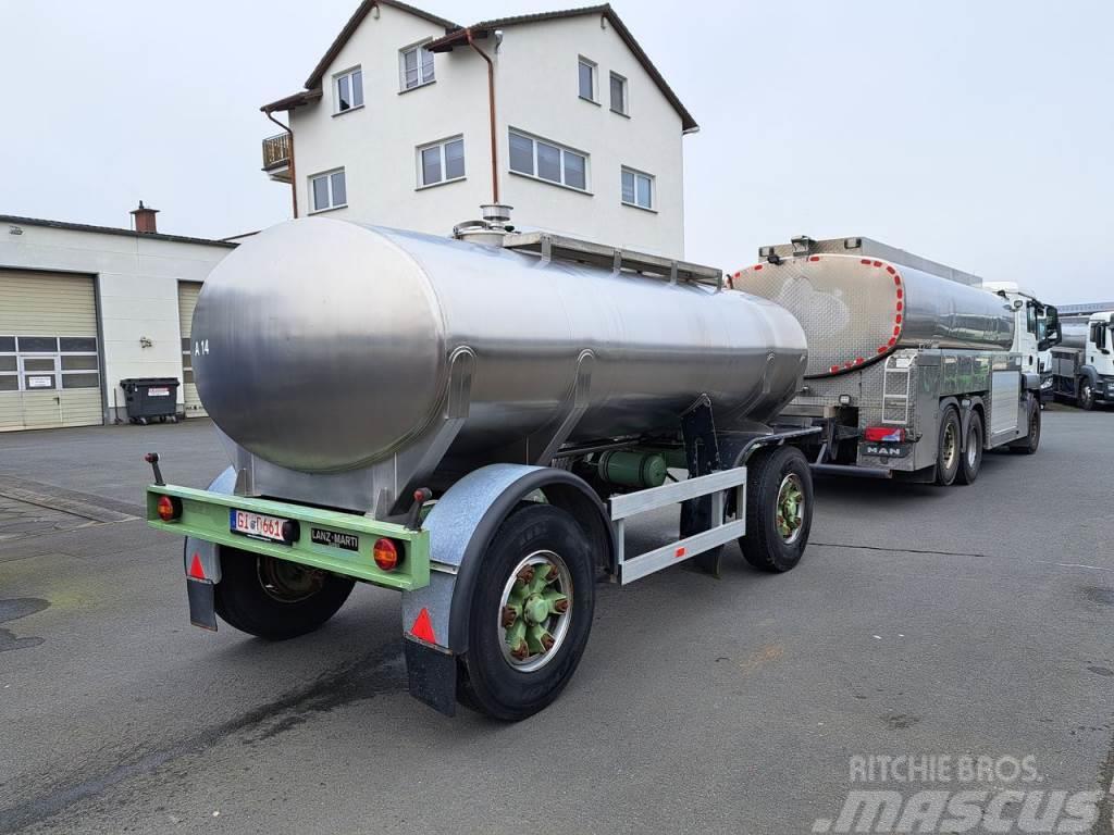  Fabr. Lanz + Marti - UNISOLIERT - 9500 Liter(Nr. 5 Remorci Cisterne