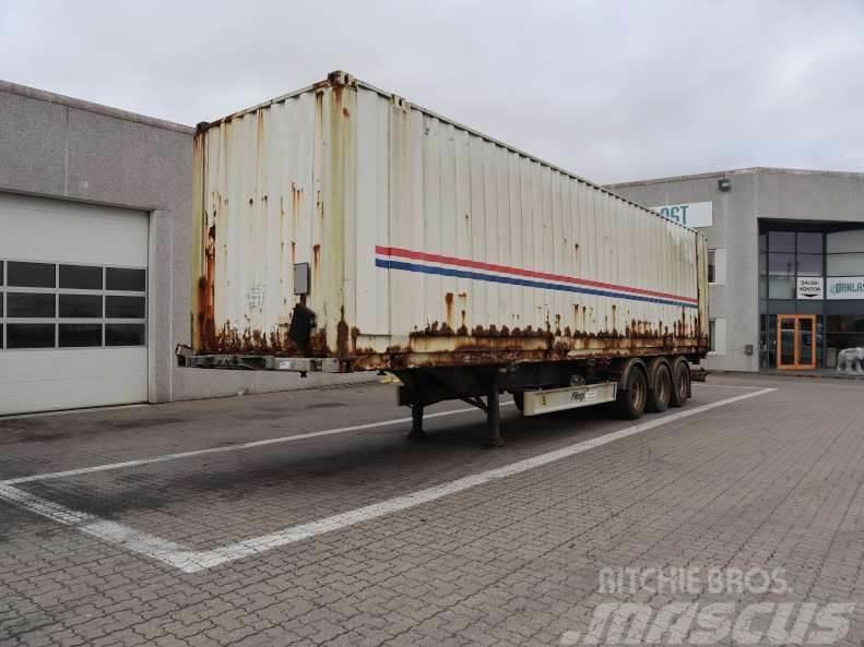 Fliegl Med container Camion cu semi-remorca cu incarcator